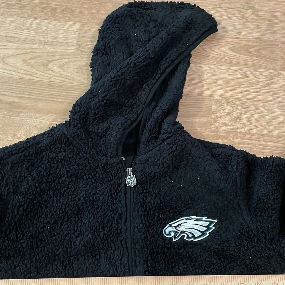 Philadelphia Eagles zip up Hoodie Sweatshirt Size Small NFL Pro Line - Picture 7 of 13